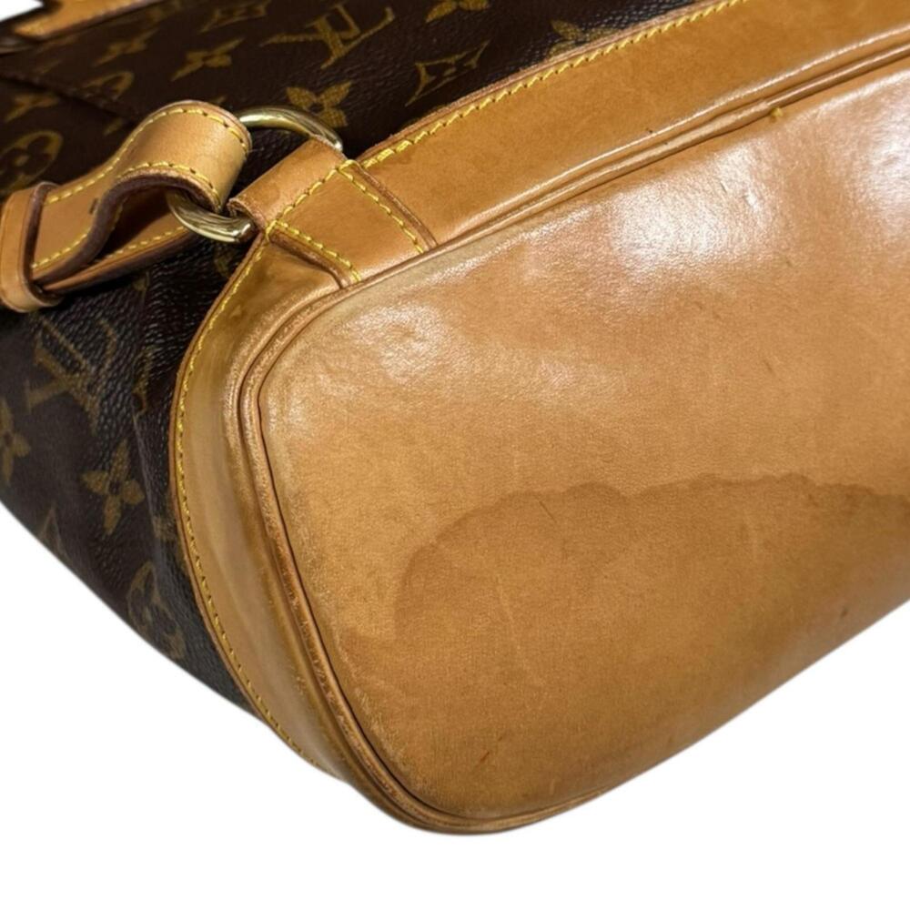 LOUIS VUITTON Authentic Brown Monogram Canvas Backpack - Picture 12 of 16